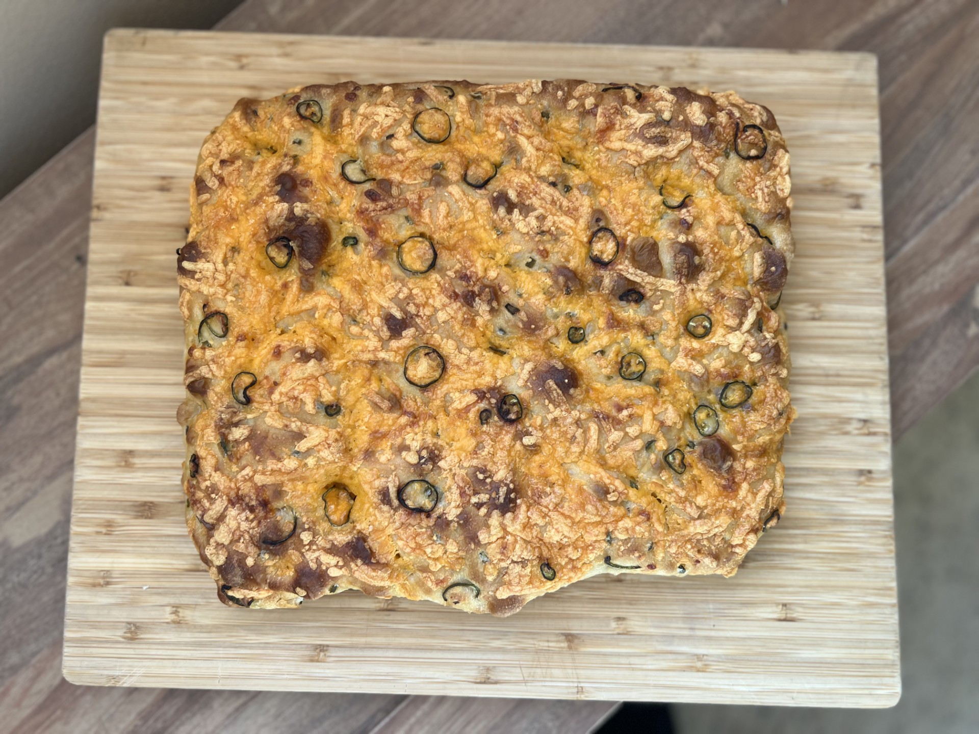 Jalapeño Cheddar Sourdough Focaccia