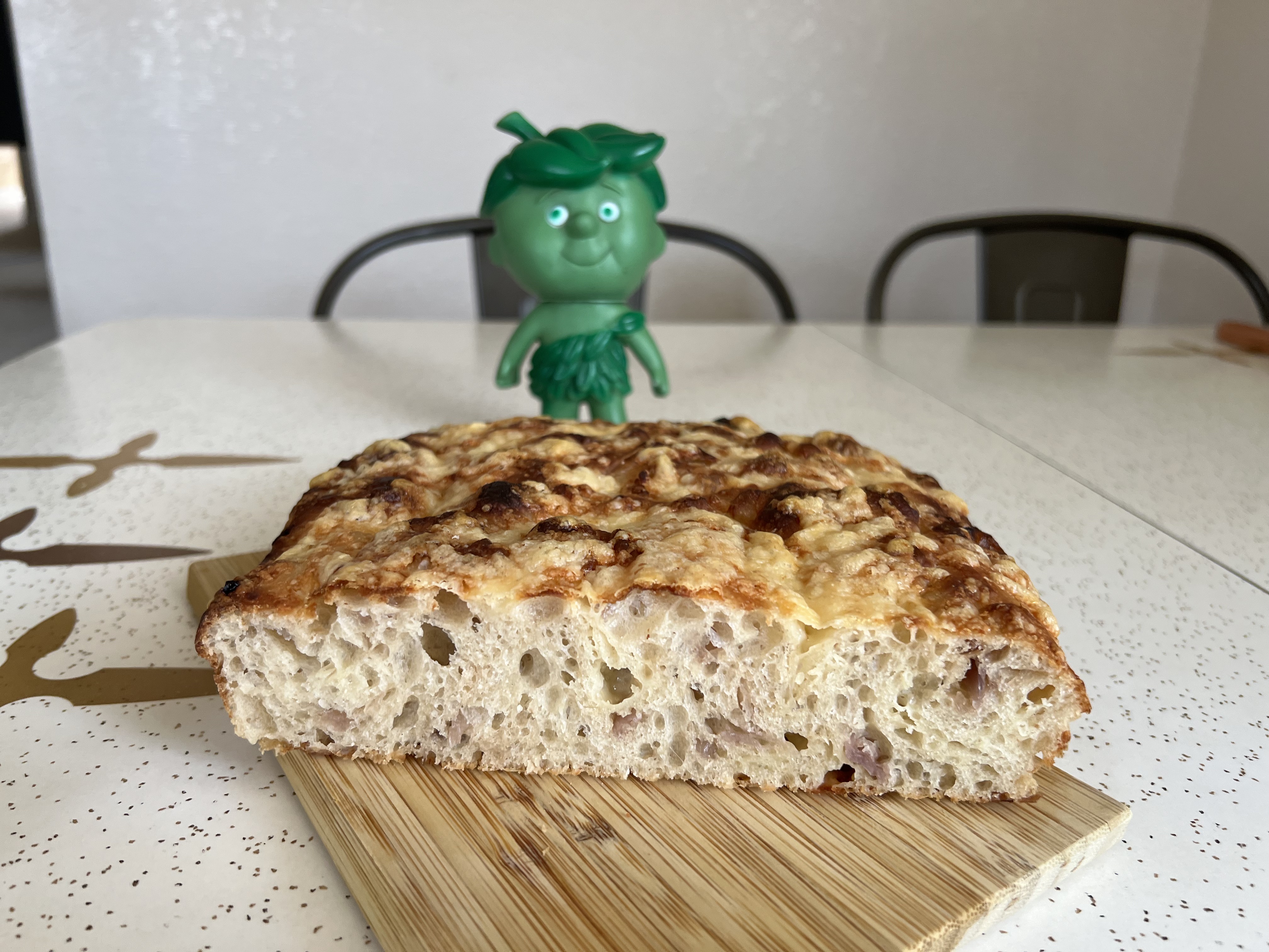 Smoked Gruyere & Candied Red Onion Focaccia